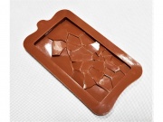 Forma silikonowa tabliczka czekolady potłuczona (EBB224P)