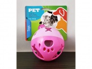 Piłka 10cm z dzwoneczkiem zabawka dla psa kota (MB-14101)