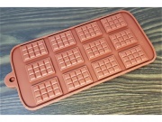 Forma silikonowa do czekolady mini tabliczki (EBB218P)