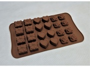  Forma silikonowa do czekolady pralinki mix (EBB250P)